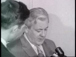 Interview With Melvin Belli And Marguerite Oswald Subpoenaed, Attorneys Followed By Protesters News Clip