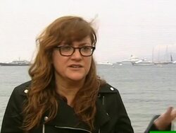 Cannes Film Festival 2009: Maps of the Sounds of Tokyo Interviews Stock Footage