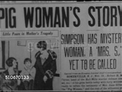 1920s: RADIO: Male sitting at control board, talking into microphone (No SOT). 1925: HALLS-MILLS MURDER CASE: HA WS EXT Courthouse w/ many people outside. CU Headlines: '...Woman's Stop...' WS Francis Stevens Hall walking down sidewalk & on grass. Instructional Video