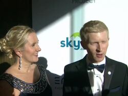 INTERVIEW - Seth Maxwell on how it feels to have The Thirst Project at 5th Annual Thirst Gala Hosted By Jennifer Garner Honoring Follett Stock Footage