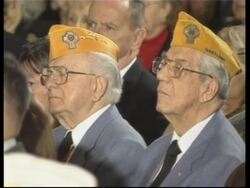 Bush lays Veterans Day wreath at Tomb of Unknown Soldier, address News Clip