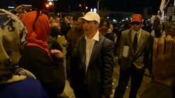 A Palestinian And Trump Supporter Argue About Various Political Issues Stock Footage