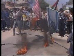 GAZA STRIP: PROTESTS AGAINST US ATTACKS IN SUDAN &amp; AFGHANISTAN Instructional Video