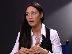 INTERVIEW: Monica Bellucci at the Un Ete Brulant Interview: Venice Film Festival 2011 at Venice . (Footage by WireImage Video/Getty Images Entertainment Video) Stock Footage