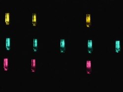 led light multicolored Stock Footage