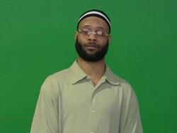 Young casual Male. African Descent. African-American. Stock Footage