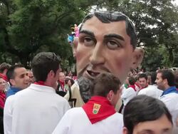 Fiesta de San Fermin 2012 Stock Footage