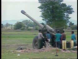 Cambodia - Government Still fighting Khmer Rouge News Clip
