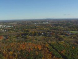 WS ARIEAL View of City / Maine, United States Stock Footage