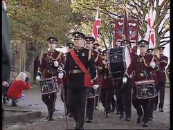 NORTHERN IRELAND: PROTESTANT MARCH GOES OFF PEACEFULLY News Clip