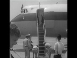 SYND 31 3 67 PRIME MINISTER HOLT VISITS CAMBODIA News Clip