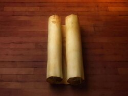 Old scroll world map Stock Footage