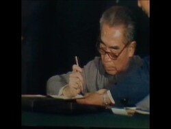 SYND 29-9-72 TANKA OF JAPAN &amp; CHOU EN LAI SIGN FRIENDSHIP PACT News Clip