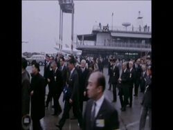 SYND 17 4 73 ARRIVAL OF CHINESE DIPLOMATIC CORPS IN TOKYO News Clip