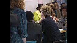 Princess Diana visits a YMCA centre in Stockwell News Clip