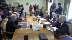 Syrian opposition meets Arab League Secretary in Cairo News Clip