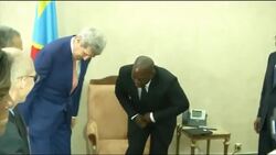 CLEAN : Kerry urges DR Congo Kabila to respect constitution News Clip