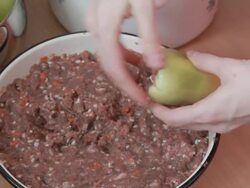 Stuffed Peppers Stock Footage