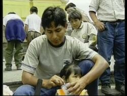 PERU: CHRISTMAS CHEER MISSING ON LIMA'S HIGH STREETS News Clip