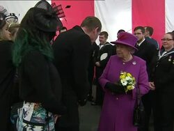 Queen Elizabeth On Visit To HMS Ocean News Clip