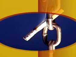 cigarette in chain Stock Footage