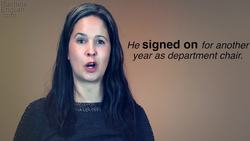 PHRASAL VERB SIGN Instructional Video