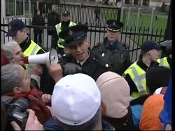 Court presser and reax to judgement on Serbia News Clip