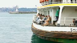 4K: Kadikoy ferry terminal istanbul Stock Footage