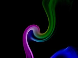 Rainbow smoke Stock Footage