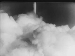 Alexey Leonov becomes first man in space Stock Footage