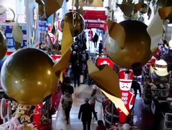 Black Friday Shoppers Stock Footage