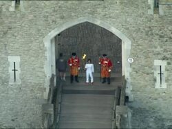 Olympic Flame Arrives in London News Clip