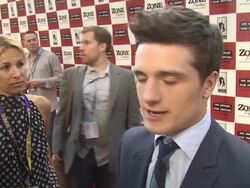 INTERVIEW: Josh Huthcherson on his character, on finding his character Laser, on working with Annette, Julianne and Mark, on what family is at the 'The Kids Are All Right' Premiere at Los Angeles CA. (Footage by WireImage Video/GettyImages) Stock Footage