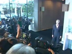 Jenna Elfman at the 2011 Women In Film Crystal + Lucy Awards Sponsored By Pandora And Max Mara at Beverly Hills CA. (Footage by WireImage Video/Getty Images Entertainment Video) Stock Footage