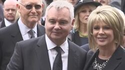 Eamonn Holmes, Ruth Langford at A Service of Thanksgiving for the Life and Work of Sir Terry Wogan Stock Footage