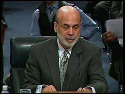 WRAP Bernanke says recession could end in 2009, moderate rebound on Wall St News Clip