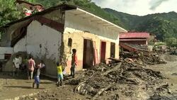 CLEAN : Colombian town cleans up after deadly landslide News Clip