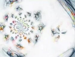 abstract background flame DV NTSC Stock Footage