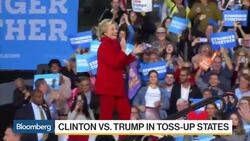 Toss-Up States in Play as Clinton, Trump Polls Tighten News Clip
