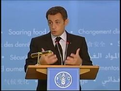 WRAP Sarkozy, Zapatero, Ahmadinejad speeches ADDS Ahmadinejad sot News Clip