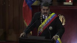 CLEAN : Venezuela to vote come rain thunder and lightning: Maduro News Clip