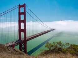 Golden Gate Bridge Stock Footage