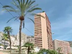 HD: Luxurious hotels in Monaco Stock Footage