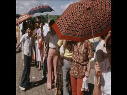 SYND 11 7 79 QUEUES AT UNITED STATES EMBASSY FOR VISAS News Clip