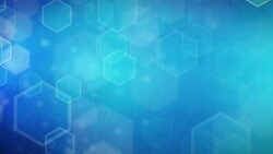 Hexagonal Blue Background (Loopable) Stock Footage