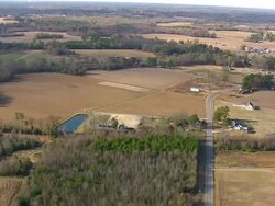 MS AERIAL View of town scape / North Carolina, United States Stock Footage
