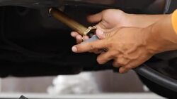 Refuelling With Natural Gas Stock Footage