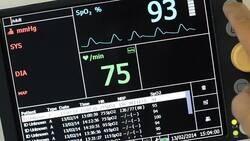 Vital signs monitor Stock Footage