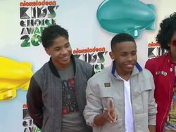 Roc Royal, Prodigy, Princeton and Ray Ray of Mindless Behavior at Nickelodeon's 25th Annual Kids' Choice Awards on 3/31/2012 in Los Angeles, CA. (Footage by WireImage Video/Getty Images Entertainment Video) Stock Footage