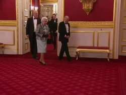 Queen Elizabeth II Meets Dave Lewis News Clip